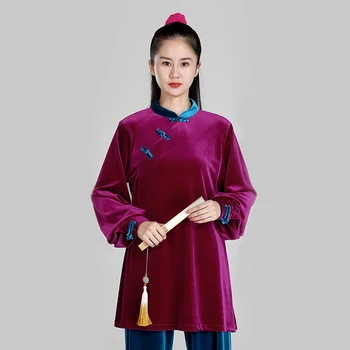 Pozimi Zgostitev Tai Chi Oblačil Žensk Wushu Oblačila Kung Fu Konkurence Oblačila Borilnih Veščinah, Je Enotna Gubam Brezplačno 2023