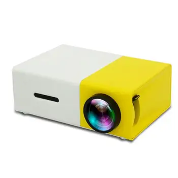Prenosni Doma Projektor Mini Prenosni Filmski Projektor Za YG300 Enostaven Za Uporabo Vrt Projektor Za Pametni telefon, Prenosni računalnik Domači Kino