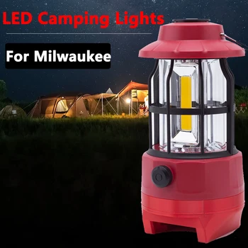 Prenosni Visi LED Luči Luč Za Kampiranje Milwaukee 18V Li-ionska Baterija Prostem Kampiranje Luč (Ne vključuje baterijo)