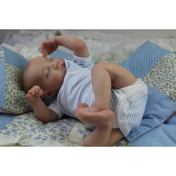 Prerojeni Lutke Otroka Mehki Silikonski Resničnem Življenju Newborn Baby Boy Zaprta 48 cm Realistične Lutke Otroka Rodi Dojenčke za Malčka, Igrače, Darila
