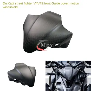 Primerna za Ducati Street Fighter V4 V4S Športno Vetrobransko steklo Ogljikovih Vlaken Vetrobransko steklo Spojler Pokrova Instrumenta za Zaščito Lupine