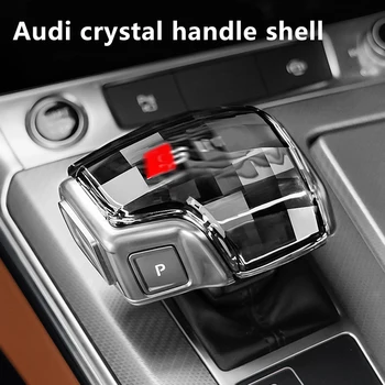 Primerno za Audi A6L kristalno prestavi ročaj kritje A4L/A5a8l notranje opreme sprememba Q7q5l prestavi glavo orodje pokrov decoratio