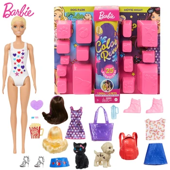 Prvotni Barbie Lutke Presenečenje Barve Razkrivajo Dekleta Lutka zamenjajte Vodo hišni Ljubljenčki Lutka Dodatki Set Igrače za Otroke Make Up GPD54