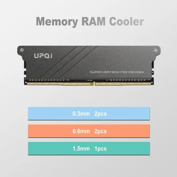 RAM pomnilnika hladilnik za DDR/DDR3/DDR4 ponora Toplote za hlajenje telovnik za DIY PC
