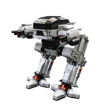 Robot Serije MOC UCS Obsega ED-209 Robot Model, ki Izvrši robot mehanske war policijski Pregon Droid 209 Gradnik Darilo