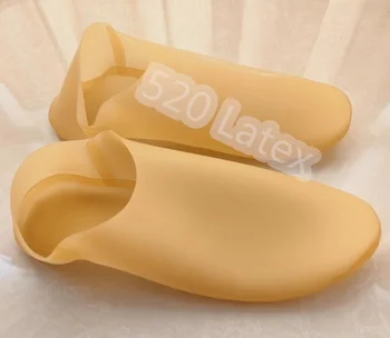 Ročno 1,0 mm latex čevlji velikosti po meri