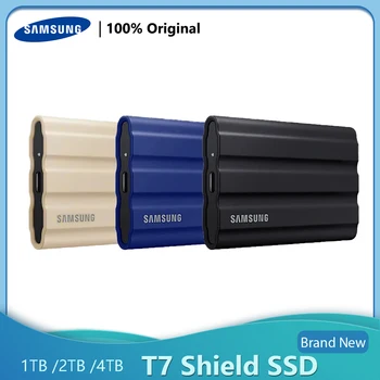 Samsung Prenosni SSD T7 Ščit 1TB 2TB Zunanje ssd Disk Trdi Disk Prenosni SSD USB 3.2 Gen2 Za Namizni Prenosni računalnik