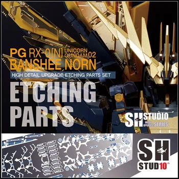 SH Studio Kovin, Jedkanje Podrobnosti-up Delov Za 1/60 PG Banshee Norn Mobilne bo Ustrezala Spremembe Modelov Igrače Kovinski Dodatki