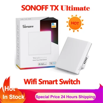 Sonoff TX T5 Končni Wifi Smart Touch Zid, Stikalo S Polno Touch Access Smart LED Luči, Števec Smart Stikalo Prek eWelink Alexa