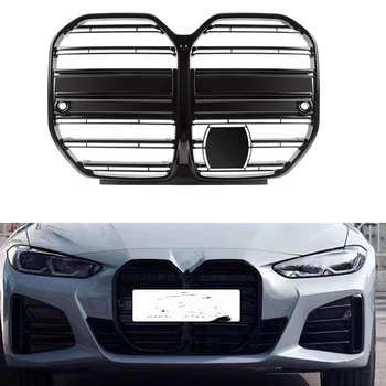 Sprednja Maska Za BMW 4 Serija G26 440i 2021+ 4-Vrata, Le 430i GT Style Črno Avto Zgornji del Odbijača Vnos Kapuco Pokrivajo Očesa Žari Mreža