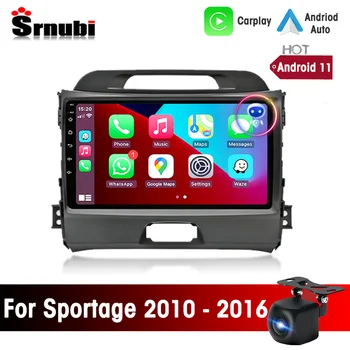 Srnubi Android 11 2Din avtoradio za Kia Sportage 3 2010 - 2016 Multimedijski Predvajalnik Navigacija 2 din Carplay Auto Stereo GPS DVD