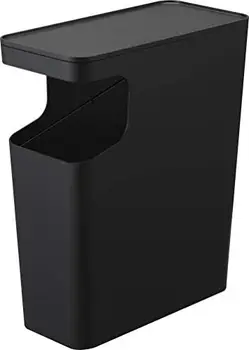 Stolp Strani tabele in Smeti Črno Črn kvadrat kopalnica smeti Dež sod zbiralnik za Smeti vrečko imetnik Majhne smeti