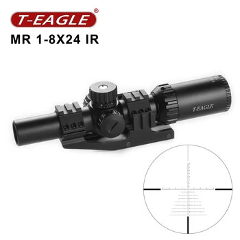 T-OREL G. 1-8 X24 IR Puška Področje Taktičnih Riflescope Lov Optični Collimator Zračno Puško Očeh
