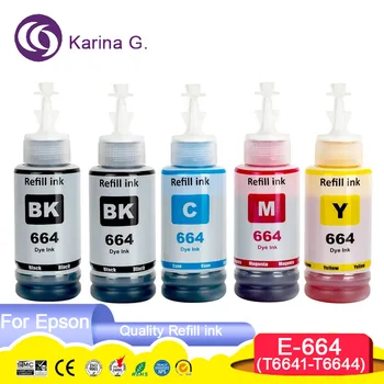T664 664 Premium Barve Združljiv Steklenico Ponovno Tinta Črnilo za Epson L100/ L110/L120/L130/L132/L200/L210/L220/L222/L300/L310/L312