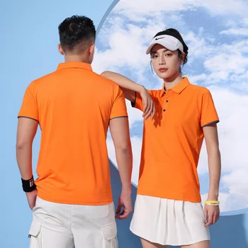 Tenis Golf Športne Hitro Posušeno T-shirt Star Dot Tkanine Polo Majica Kultura Podjetja Shirt Tiskanje