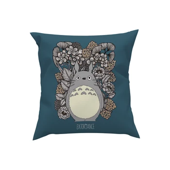 Totoro Anime Blazino Pokrov Okrasni Pillowcases 50 x 50 45x45 Blazine, Prevleke za Postelje, Blazine Prevleke za Avto Dekoracijo Kavč Telo
