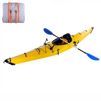 Trendi Prenosni PP Zložljiva Sea Kayak Single Kanu za Vodne Športe