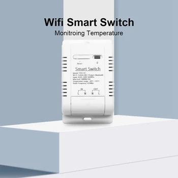 Tuya Smart Stikalo Temperaturni Senzor Plastičnih Smart Termostat Vgrajen Moč Monitor Za Alexa Google Pomočnik