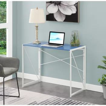 Udobje Konceptov Dodatno Zlaganje Desk, Modra/Bela študija mizo delovno mizo igralni mizi Pisarniško Pohištvo