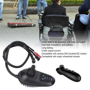 Univerzalni Električni Invalidski Voziček Palčko Dual Controller Brezžična Tehnologija Bluetooth Nadzor Ročaj