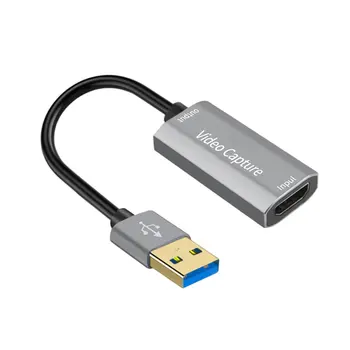 USB 3.0 Video Capture Card 1080P 60fps 4K HDMI-združljive Video posnetke, ki Grabežljivac Polje za Macbook PS4 Igra Fotoaparat, Diktafon Živo