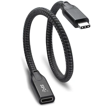 USB C Podaljšek 1 Noge, USB 3.1 (10Gbps) Tip C Moški Ženski Podaljšanje Polnilnih Kabel Združljiv