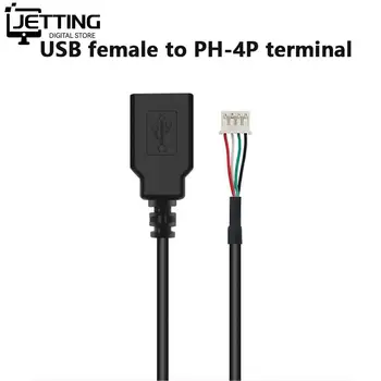 USB Ženski Priključek Kabla PH2.0 4P 2.54 mm Motherboard Kabel USB, da Dupont 4 pin Adapter Kabel Podaljšek Kabel Zaslona na Dotik