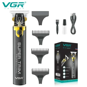 VGR Lase Clipper Profesionalne frizerske rezalni Stroj za Polnjenje Hair Trimmer T9 Polnilna Frizuro Brivnik za Moške V-082