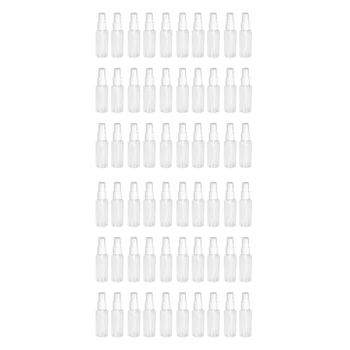 Vrh Prodajo 60Pcs Pregleden Prazen Razpršilec Steklenice 50 ml Plastične Mini ponovno napolniti Posodo Prazno Kozmetični Posode