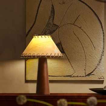 Wabi-sabi francoski Estetske namizne Svetilke Doma Decoratives Luč za Spalnice Postelji Dnevna soba Kuhinja Lesa Svetlobne Naprave