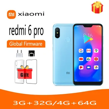 xiaomi Redmi 6 Pro Mi A2 Lite 64 g 4g mobilni telefon Snapdragon 625 4000 mah Batterry Dual SIM Android Globalni Rom