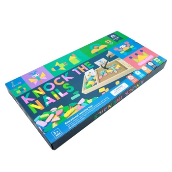 Y55B Pegboard Puzzle Za Otrok Obliko Puzzle Gob Nohtov Igrače Puzzle Igra Jigsaw Odbor