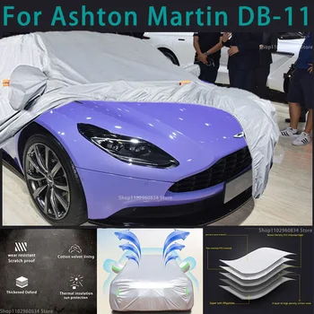 Za Ashton martin DB11 210T Nepremočljiva Polno Avto Zajema Prostem Sun uv zaščito Prah, Dež, Sneg Zaščitna Auto Zaščitni pokrov