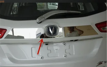 Za Changan CS75 obdobje 2013-2018 Visoko kakovostnega nerjavečega jekla prtljažnik vrata dekoracijo trakov anti-scratch varstvo avto dodatki