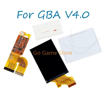Za GBA V4.0 Konzole Zamenjava Označite Osvetlitev ozadja Zaslona Za Gameboy Advance IPS Svetlost LCD Zaslon