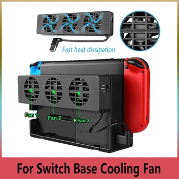 Za Nintendo Stikalo Igralno Konzolo Hladilni Ventilator Hladilnika USB Komplet Ventilator Za NS Hitro Odvajanje Toplote hladilnega telesa Igre Pribor