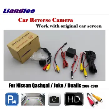 Za Nissan Qashqai/Juke/Dualis 2007-2013 Avto Povratne Rearview Camera Nazaj Parkiranje AUTO HD CCD SONY OEM CAM Z Adapterjem