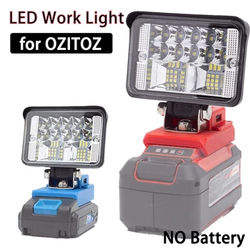 Za OZITOZ/HART 20V Li-ionska Baterija za Prenosni Akumulatorski Delavnici Delo Kampiranje LED Luči Z USB Vrata za Kampiranje in Ribolov