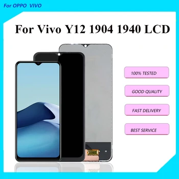 Za VIVO Vivo Y12 LCD-Zaslon, Zaslon na Dotik, Računalnike Skupščine Zamenjava Za Vivo Y12 1904 1940 LCD-Zaslon