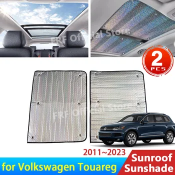 za Volkswagen VW Touareg 2 7P CR 2011~2022 2023 2020 2019 2016 2012 Sunroof Dežnik Streho za zaščito pred soncem Toplotna Izolacija vetrobranskega stekla
