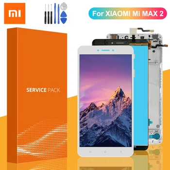 Za XIAOMI Mi MAX 2 LCD-Zaslon, Zaslon na Dotik, Računalnike Skupščine Zamenjava Za Xiaomi Mi max2 LCD Zaslon Replacment Deli Najboljše