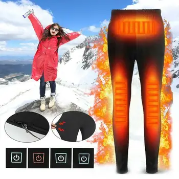 Zimske Toplejše Ogrevanje Elastična TrousersMen Ženske Električni USB Ogrevano Toplo Hlače