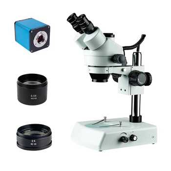 Zoom Stereo 3,5 X-90X Confocal Trinocular Mikroskopom Popolno Optično Steklo Element z Nizko Debeline Delo Ploščami Nakit Mikroskop
