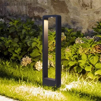 Zunanji Vodotesen IP65 10W LED Travnik Svetilko iz Aluminija Steber Vrt Pot Post Svetlobe Kvadratnih Krajine Vrtne Luči