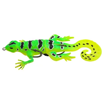 ZWICKE Gecko Soft Ribolov Silikonski Mehka Vaba False Vabe Čepa Plastičnih Isca Umetno Wobblers Bas Ščuka Lure 3 Kljuke 13.5cm21g