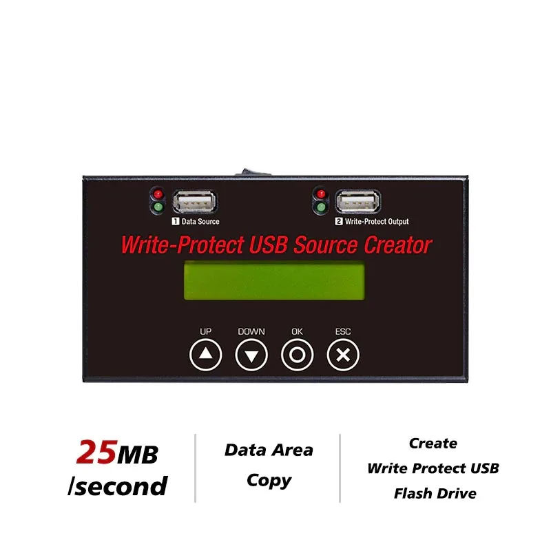 1-1 USB Write Protect Duplicator podatkov kopijo USB kloniranje