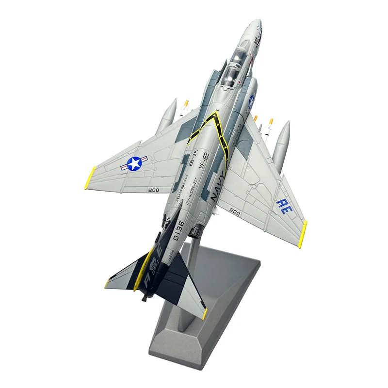 1:100 1/100 Obsega NAS F4C F-4 Phantom ⅱ VF-84 Borec Diecast Kovinski Letalo Letalo Letalo Model Collection Darilo Igrača