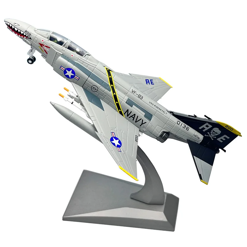 1:100 1/100 Obsega NAS F4C F-4 Phantom ⅱ VF-84 Borec Diecast Kovinski Letalo Letalo Letalo Model Collection Darilo Igrača