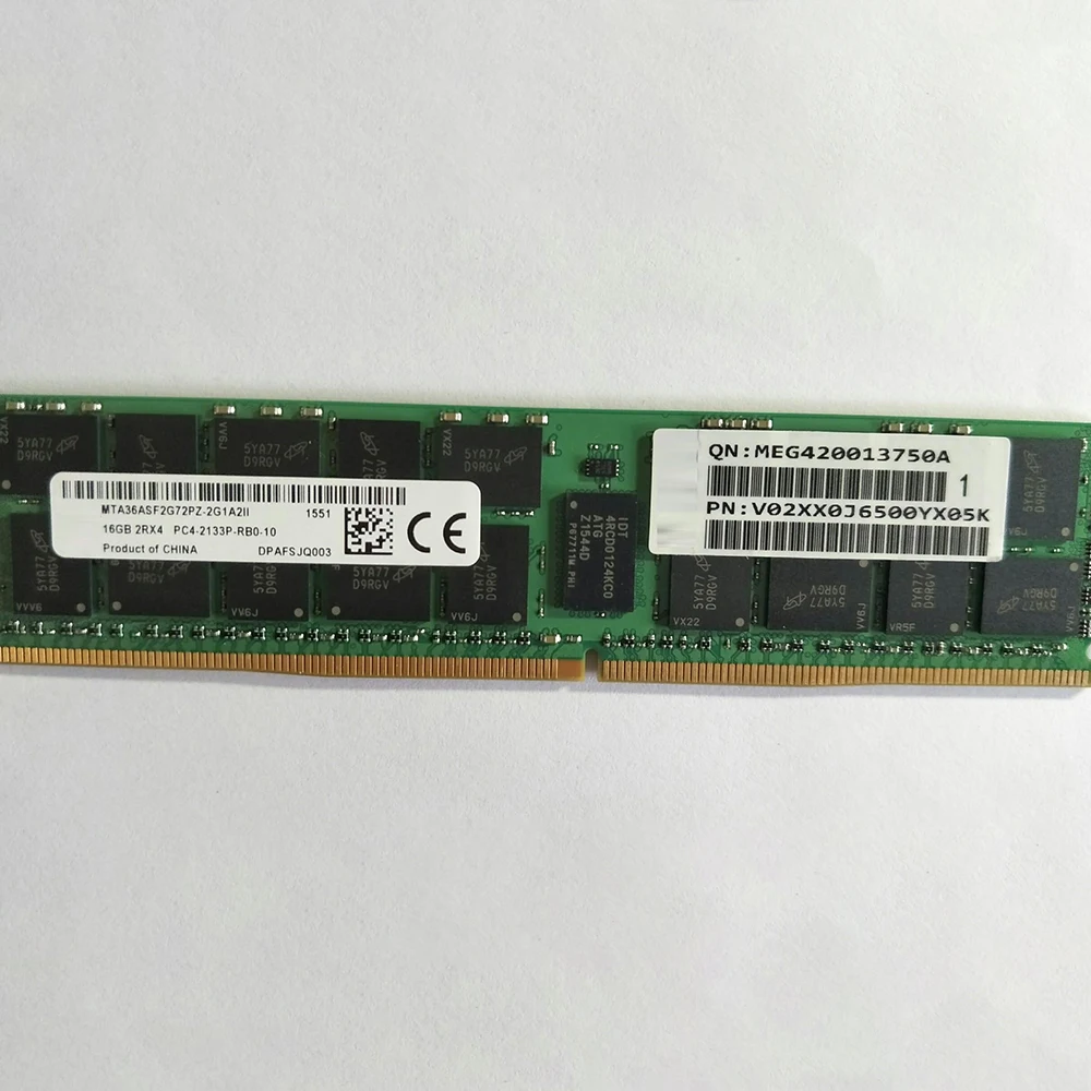 1 KOS RAM 16GB 16G 2RX4 PC4-2133P DDR4 ECC RDIMM Za Inspur Pomnilnika Strežnika Visoke Kakovosti Hitro Ladjo