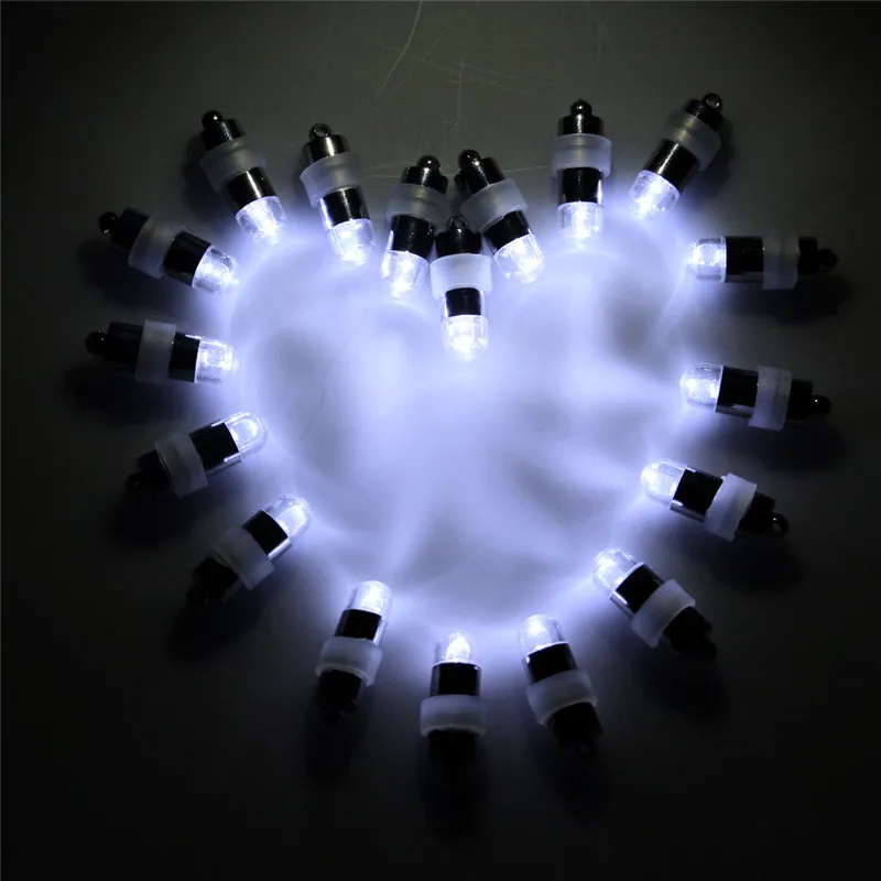 10 vodoodporna LED Mini Stranka Luči Za Luči Baloni Cvetlični Mini Led Luči Za Poroko Centerpiece KIT Eifflov Steklene Vaze